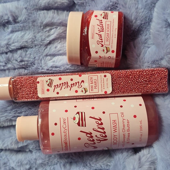 Global Beauty Care Other - Sweet Cherry Oil And Shea Butter Bidy Wash Scrub Abs Bath Pearls